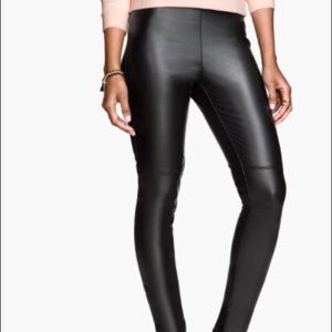 H&M Imitation Leather Pants